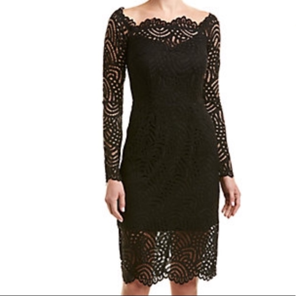 BobiBLACK Lace Cocktail Dress